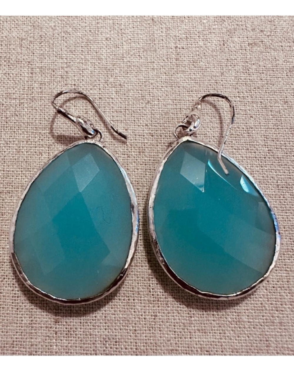 Stella & Dot | Earrings | Serenity Stone Drops | Aqua